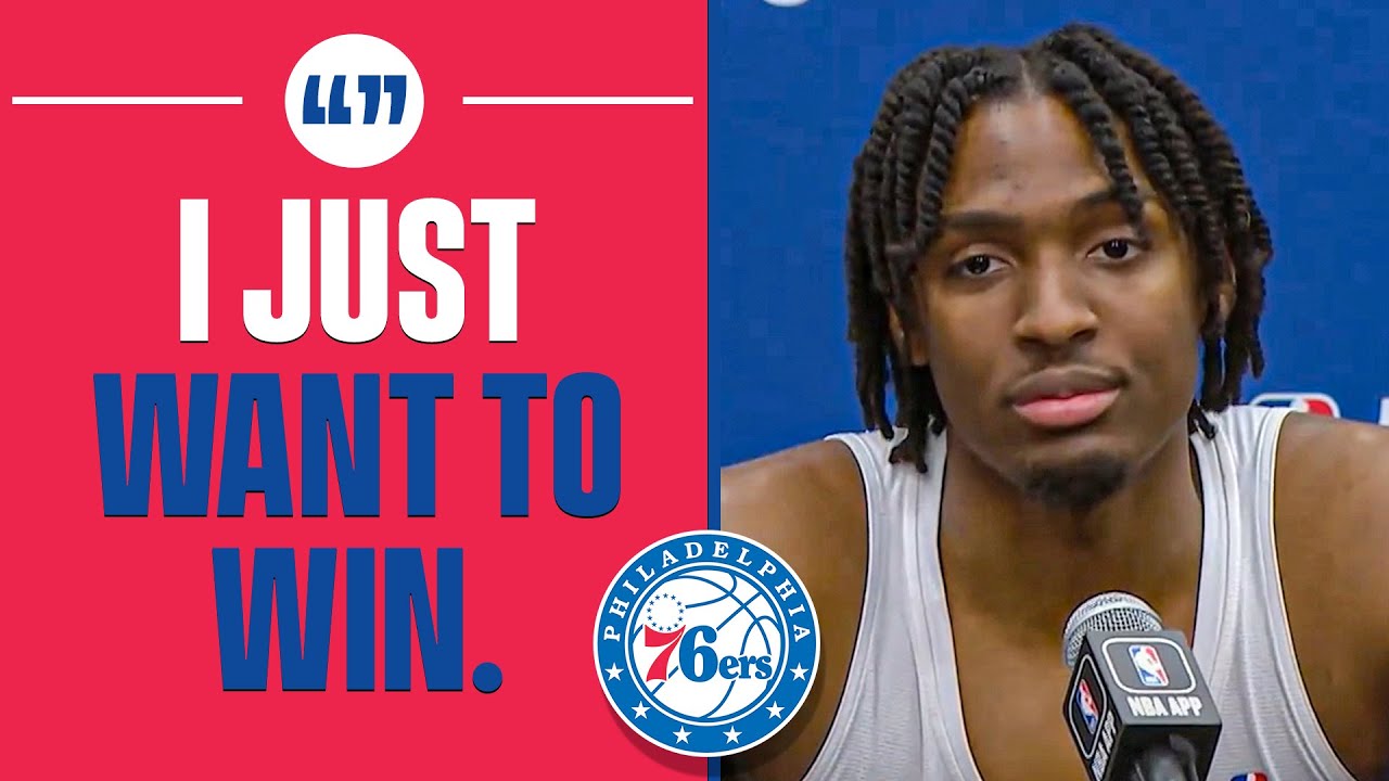 Tyrese Maxey On Motivation As 76ers Take 2 0 Playoff Lead Over Nets [full Presser] | Cbs Sports