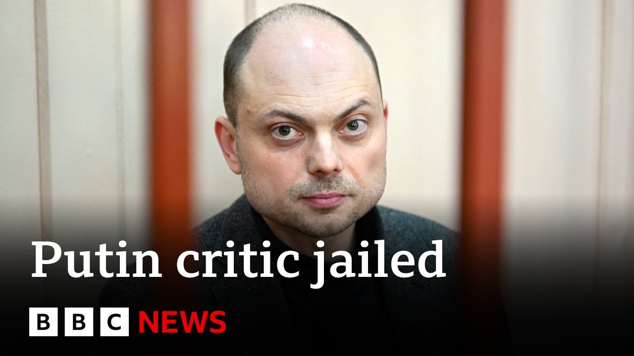 Ukraine War Critic Vladimir Kara Murza Jailed For 25 Years In Russia – Bbc News