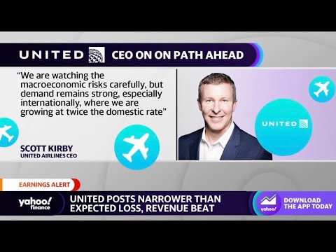 United Airlines Posts Narrower Than Expected Loss, Sees Profit Recovery