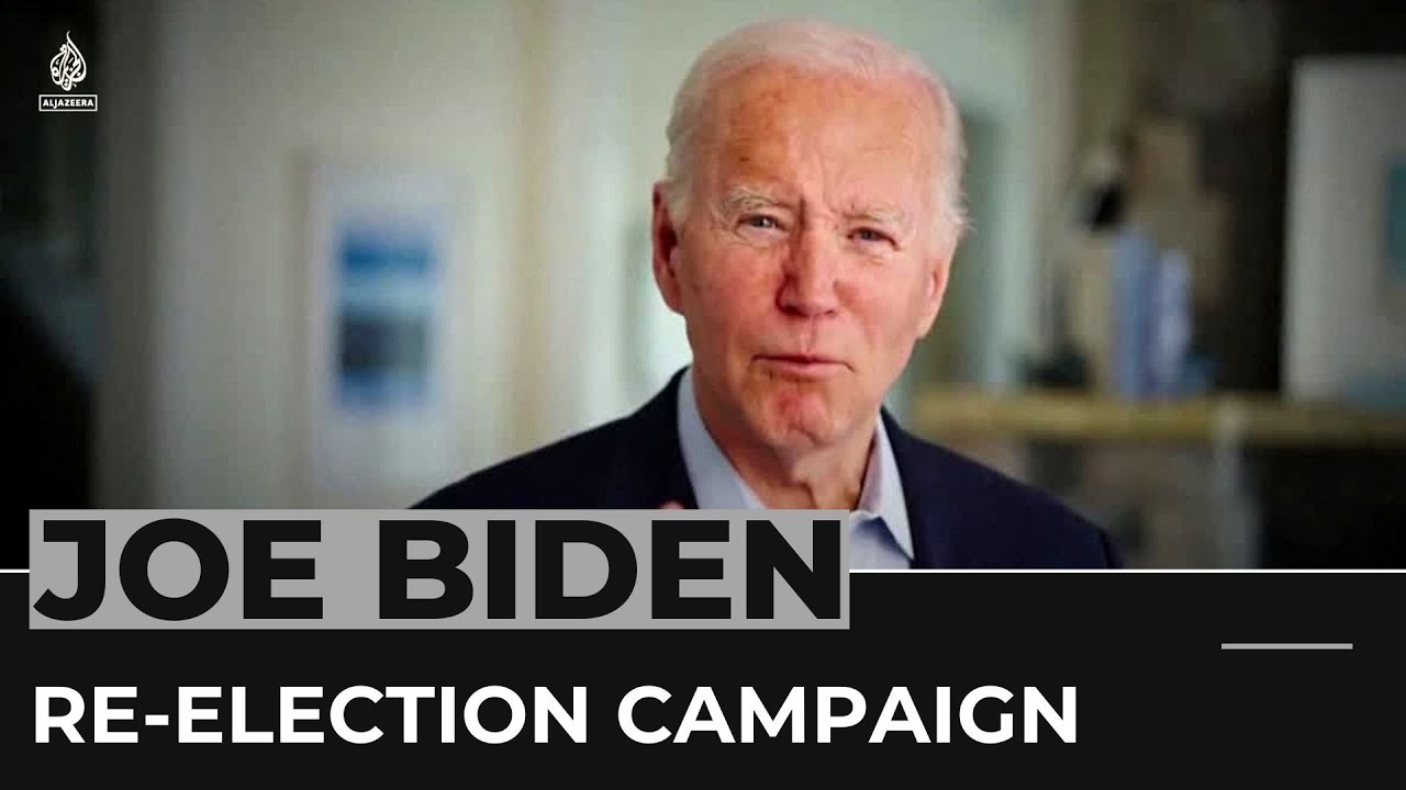 US President Joe Biden announces 2024 re-election bid