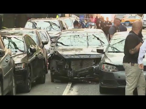 Vehicle Strikes Nypd Officer In Midtown