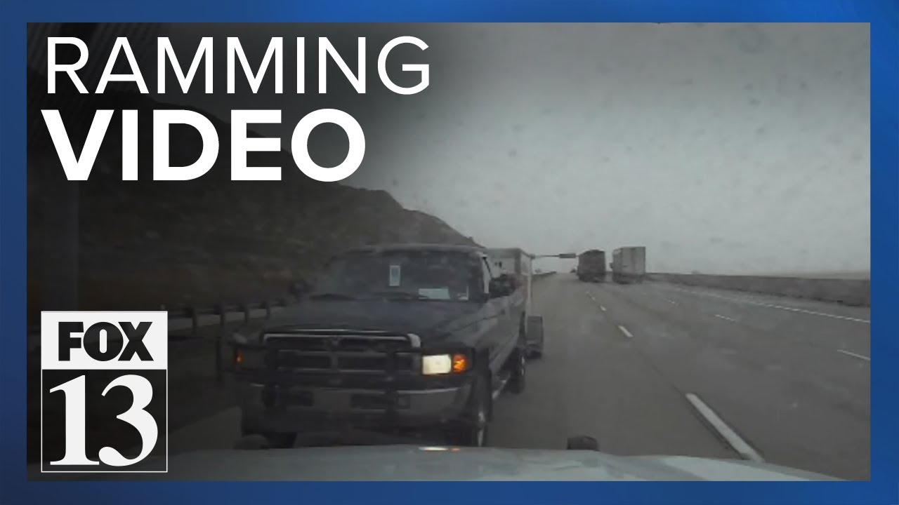 Video: Raw Dash Camera Video Shows Uhp Trooper Ramming Wrong Way Driver | Utah News