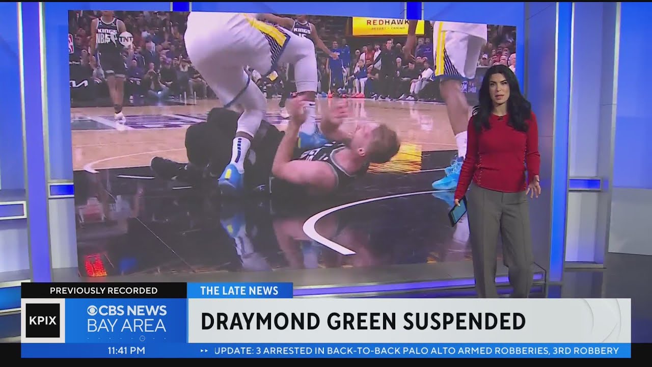 Warriors’ Draymond Green Suspended For Stepping On Kings’ Domantas Sabonis