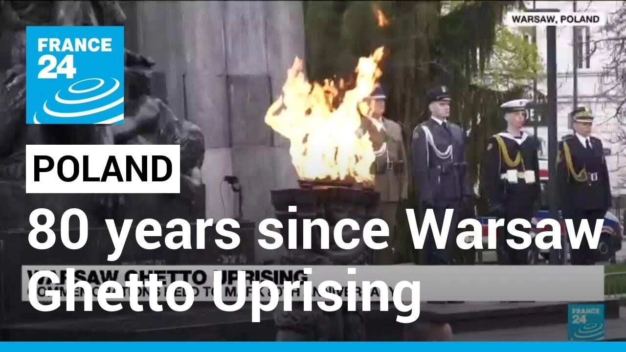 Warsaw Ghetto Uprising Commemorated On 80th Anniversary • France 24 English