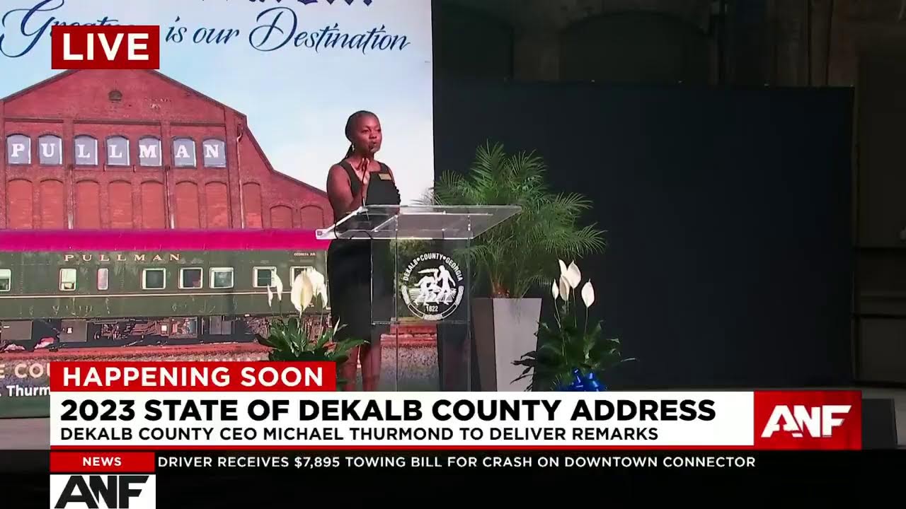 Watch Live: Ceo Michael Thurmond Delivers 2023 State Of Dekalb County Address