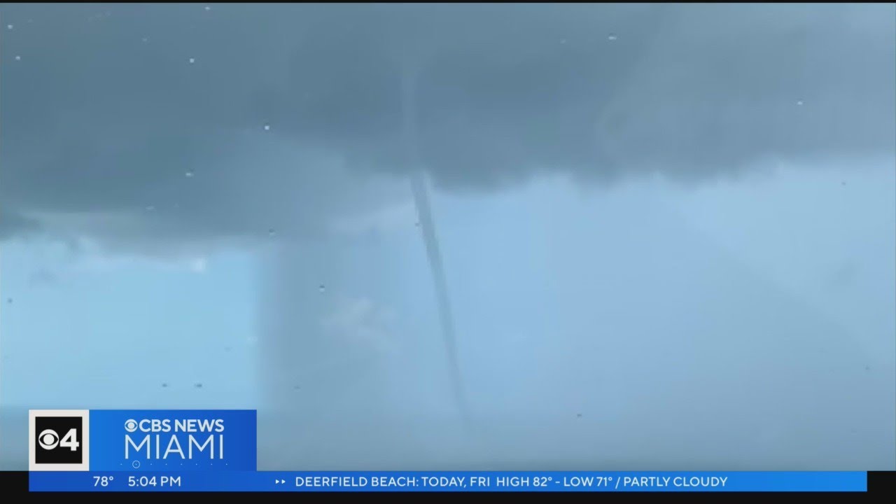 Waterspout Touchdown In Hollywood Beach