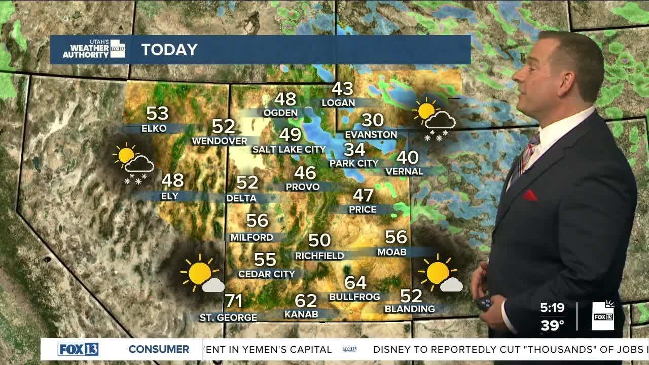 Weak Storm Passing Through – Thursday, April 20 | Utah News