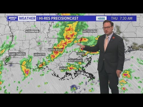 Weather: Round Of Storms Early Thursday, More Possible Saturday | New Orleans News