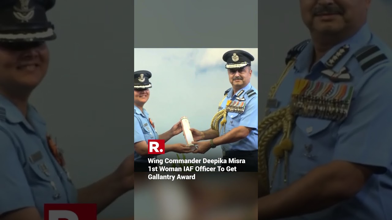 Wing Commander Deepika Misra 1st Woman Iaf Officer To Get Gallantry Award #shorts