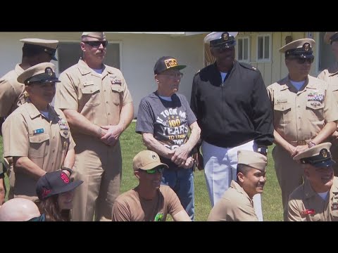 World War Ii Veteran Celebrates 100th Birthday In Imperial Beach