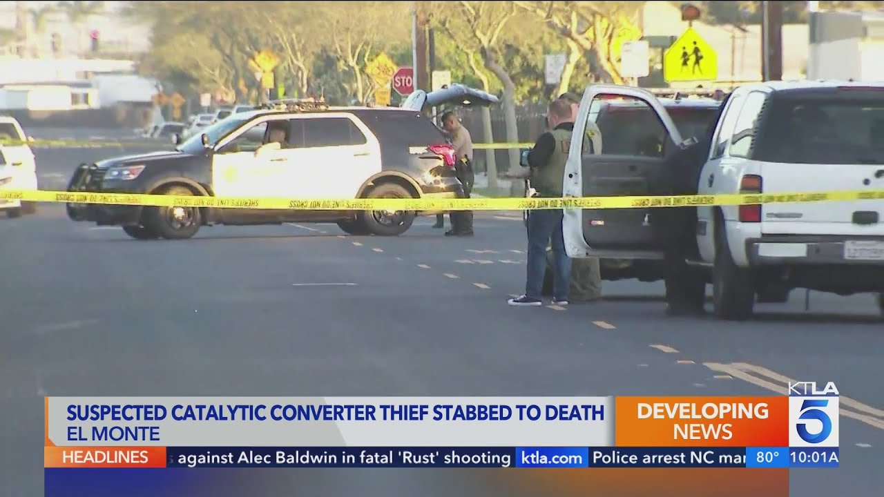 Would Be Catalytic Converter Thief Stabbed To Death