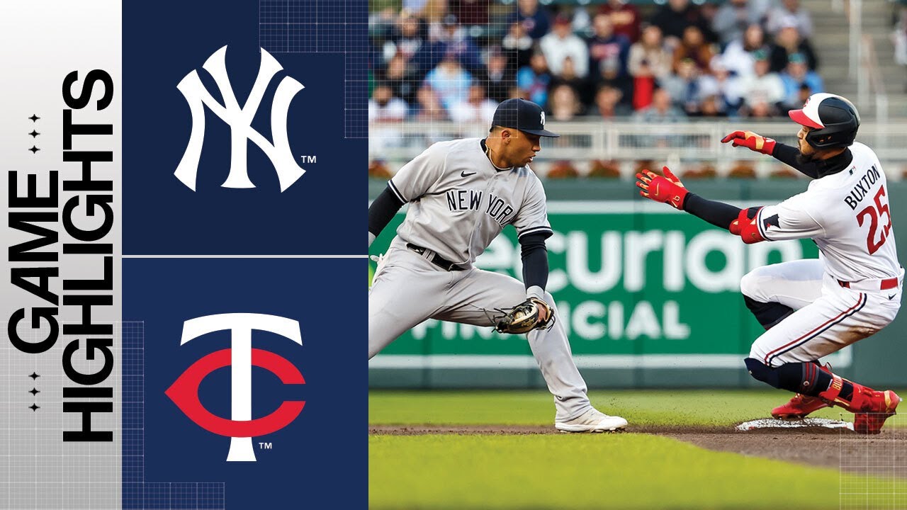 Yankees Vs. Twins Game Highlights (4/25/23) | Mlb Highlights