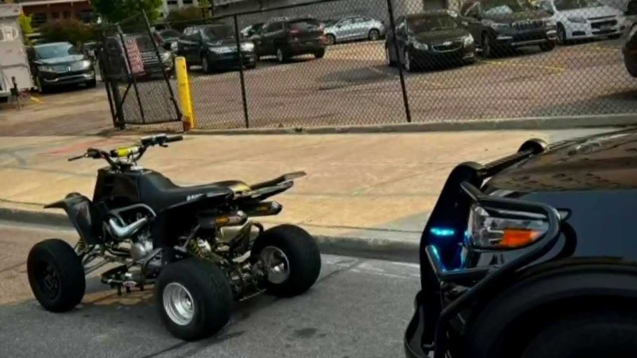 1 Taken Into Custody After Crashing Atv Into Detroit Police Cruiser | Detroit News