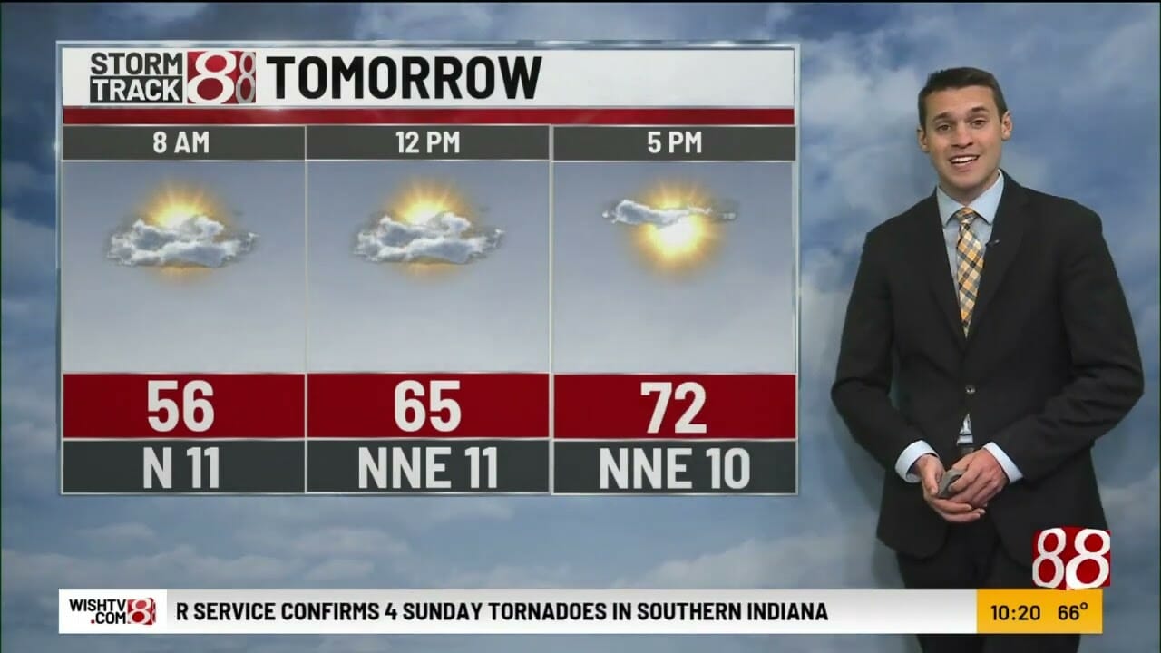 10 P.m. Monday Weather Forecast With Ryan Morse