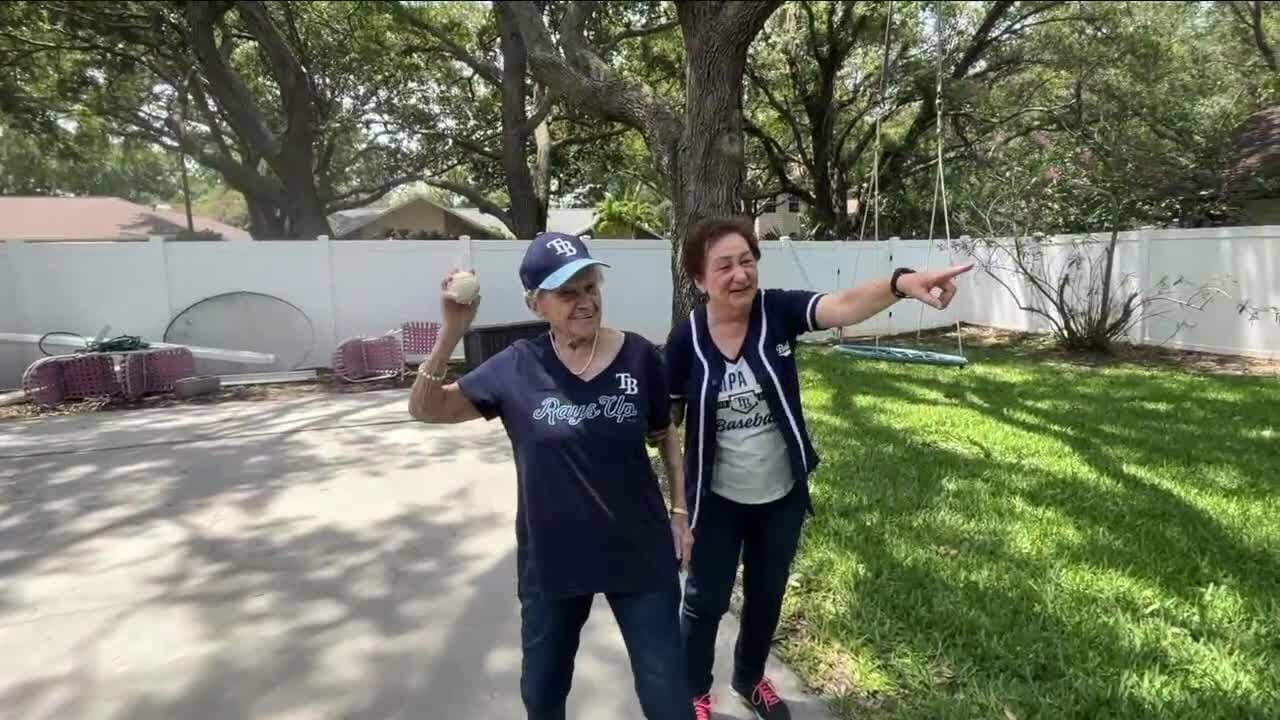 100 Year Old Holocaust Survivor Throws Out The First Pitch At Rays Game