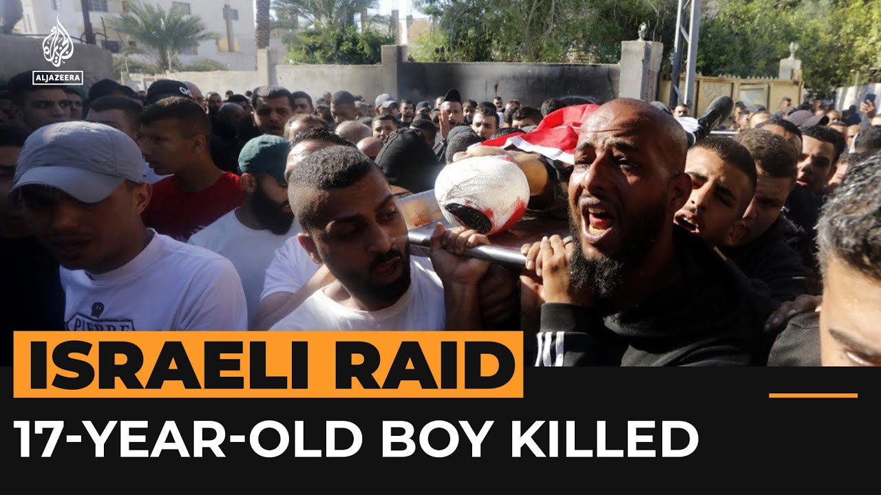 17 Year Old Palestinian Boy Killed In Israeli Raid | Al Jazeera Newsfeed