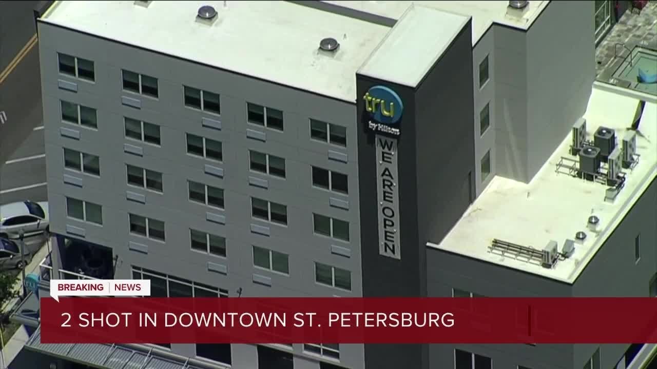 2 Shot In St. Pete Hotel Parking Garage, Suspect Still Missing