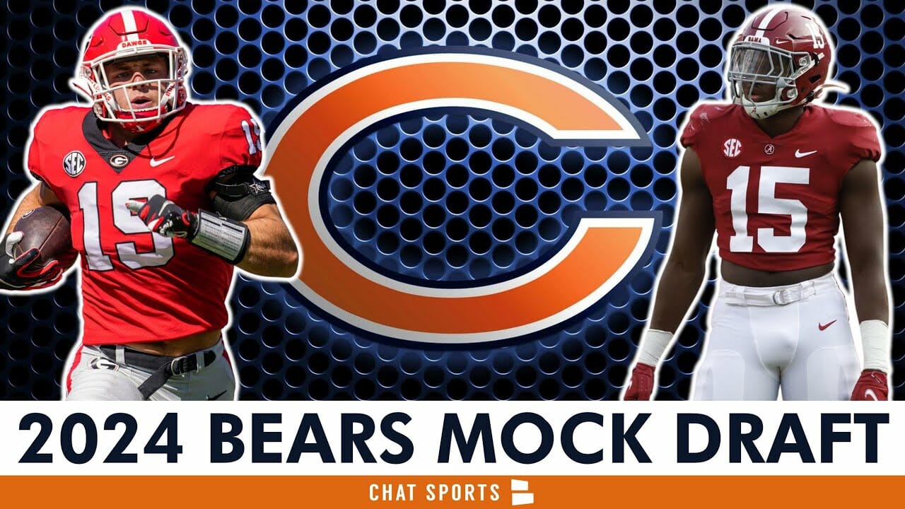 2024 Nfl Mock Draft: Chicago Bears Way Too Early 2024 Mock Draft Ft. Brock Bowers & Dallas Turner