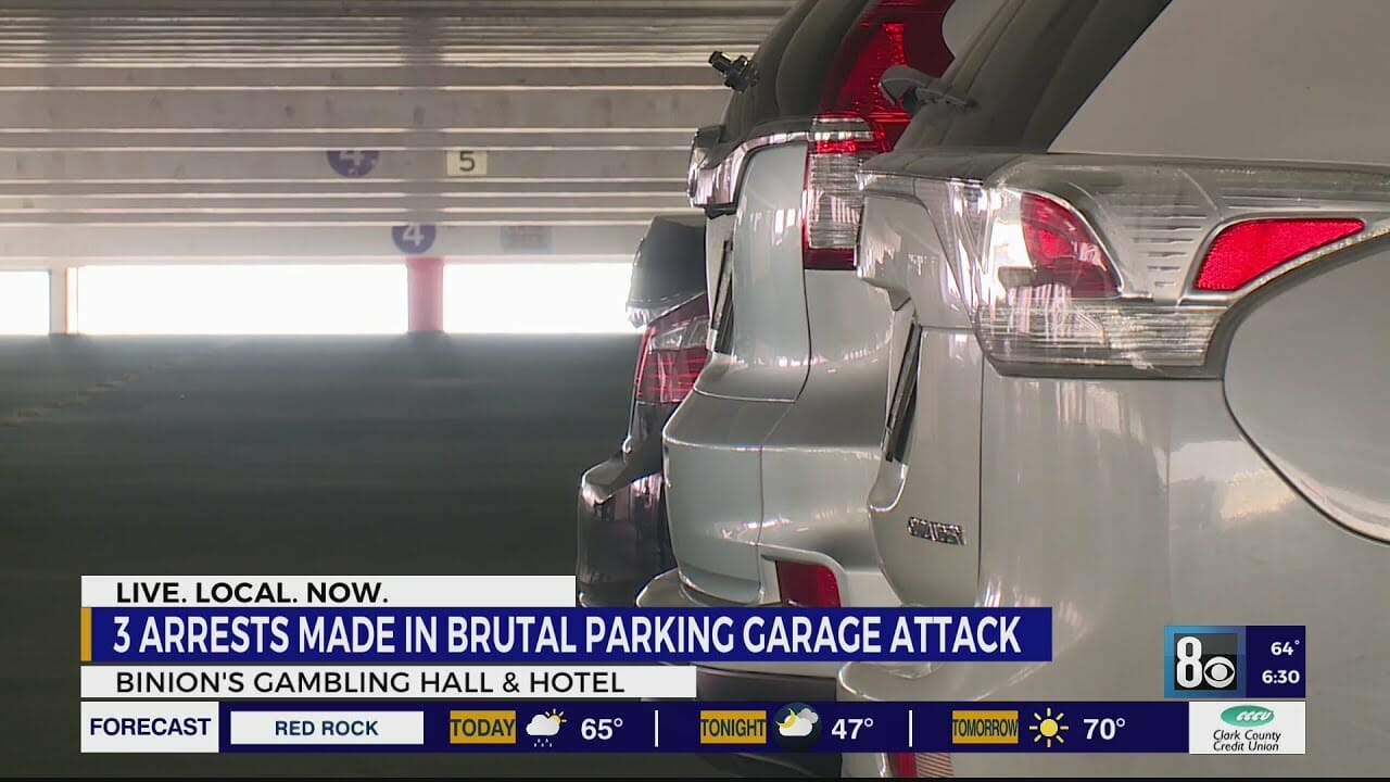 3 Arrested Related To Downtown Las Vegas Parking Garage Attack