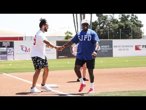 49ers Play Sjpd In A Charity Kickball Game | 49ers