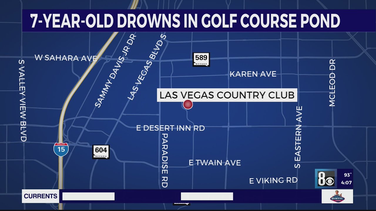 7 Year Old Drowns In Pond At Las Vegas Golf Course