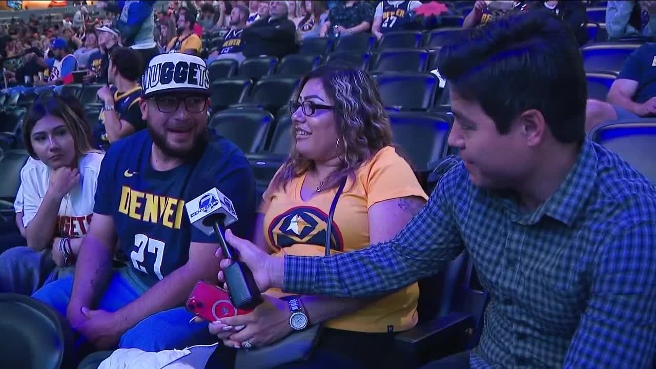 8,000 Denver Nuggets Fans Pack Ball Arena For Game 3