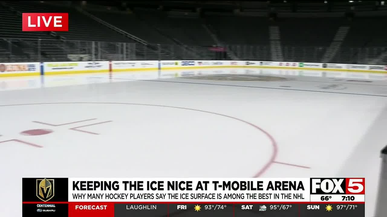 A Look At Why Nhl Players Say Ice Surface At T Mobile Arena Is Among Best In League