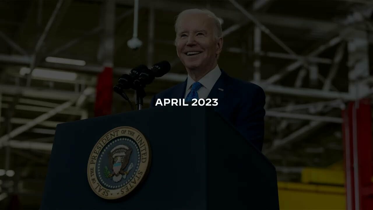 A Look Back At April 2023 At The Biden Harris White House. | Dc News