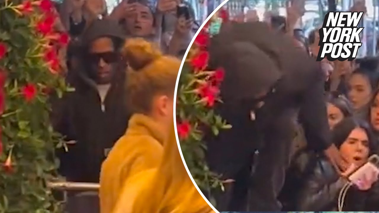 A$ap Rocky Jumps Barricade, Tramples Fan Ahead Of Met Gala | New York Post