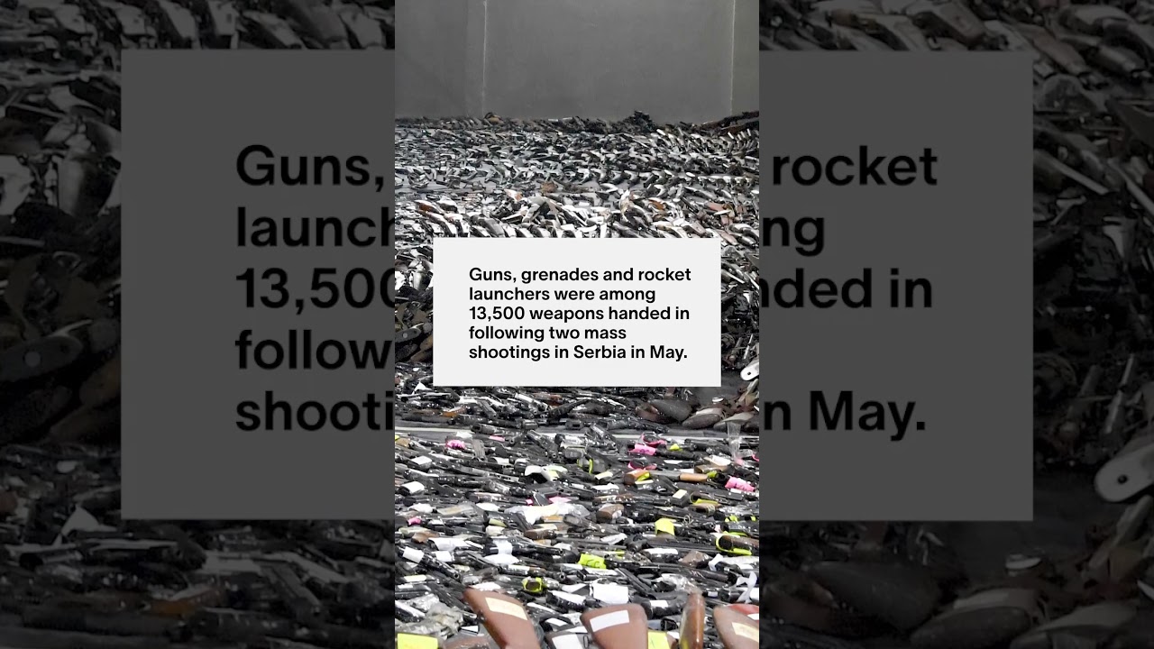 After Two Mass Shootings In Two Days, Serbians Surrendered 13,500 Weapons #schoolshooting #shorts