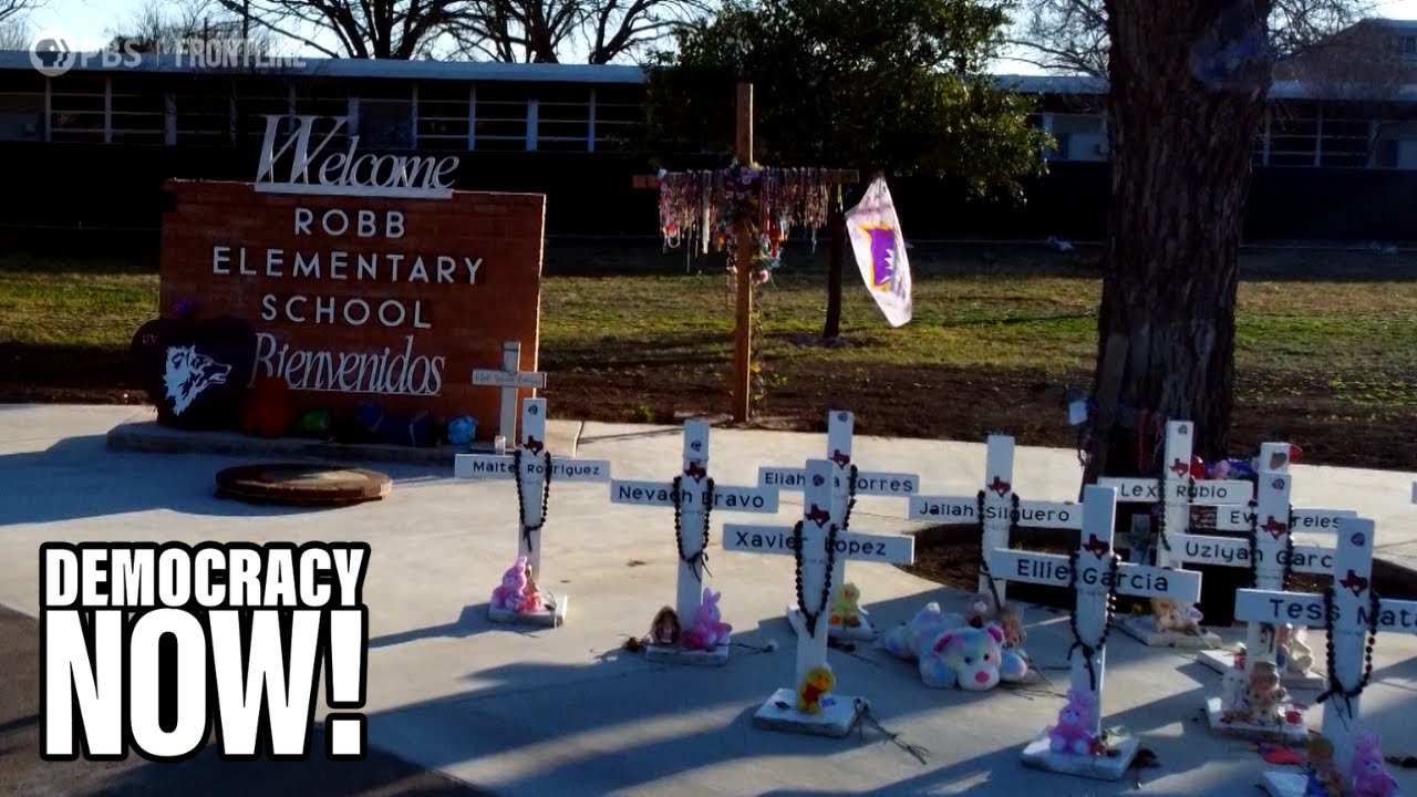 “after Uvalde”: Maria Hinojosa On Guns, Grief & Community Outrage 1 Year After Texas School Shooting