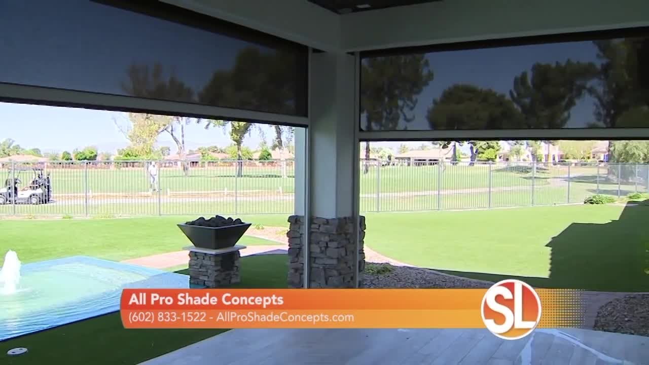 All Pro Shade Concepts Has A Large Variety Of Roll Down Shades And Awnings