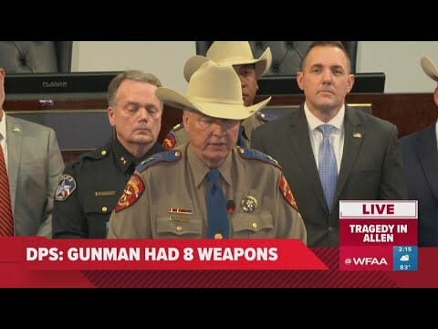 Allen Mall Shooting: Texas Dps Regional Director Hank Sibley Provides An Update On The Suspect