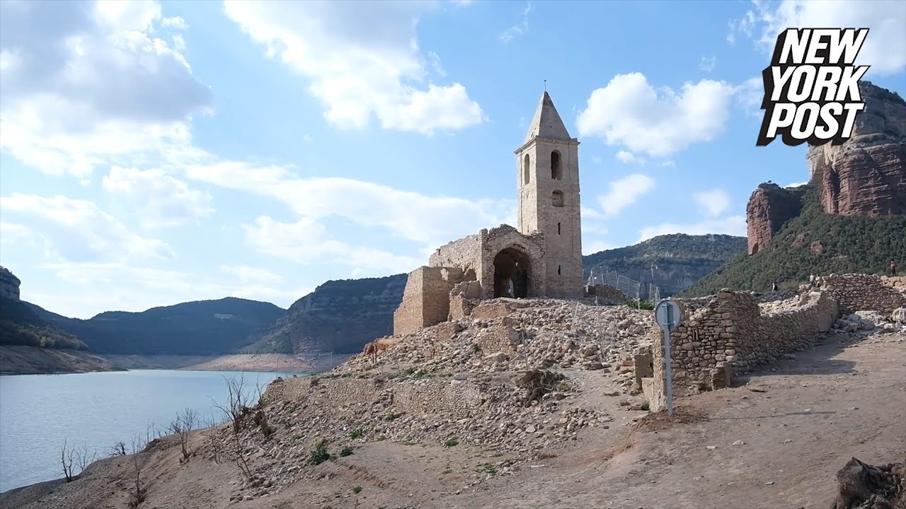 Ancient Spanish Monastery Built In 830 Finally Visible After Drought Leaves Reservoir Empty | Nypost