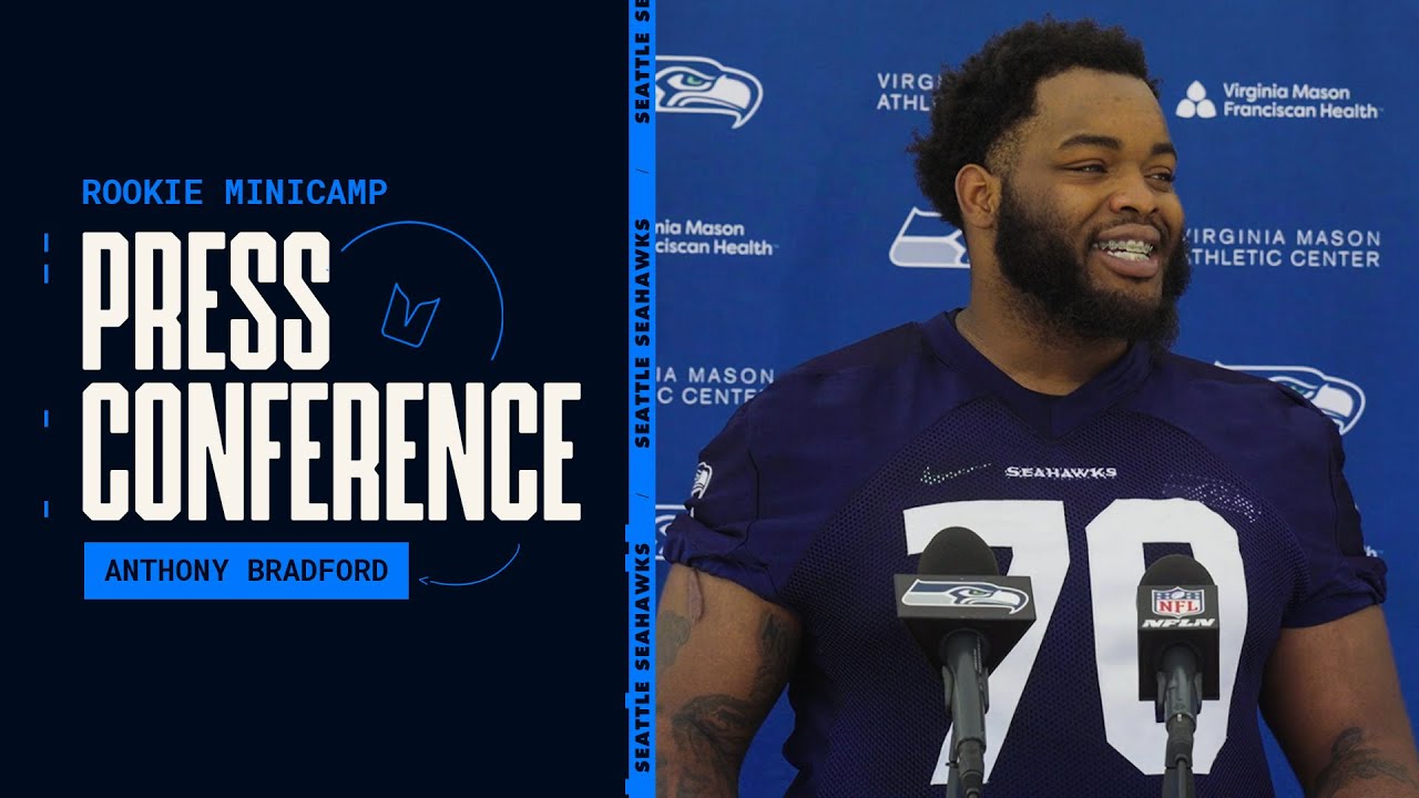 Anthony Bradford Says “it’s A Blessing To Be Here” | Rookie Minicamp Day 1 Press Conference