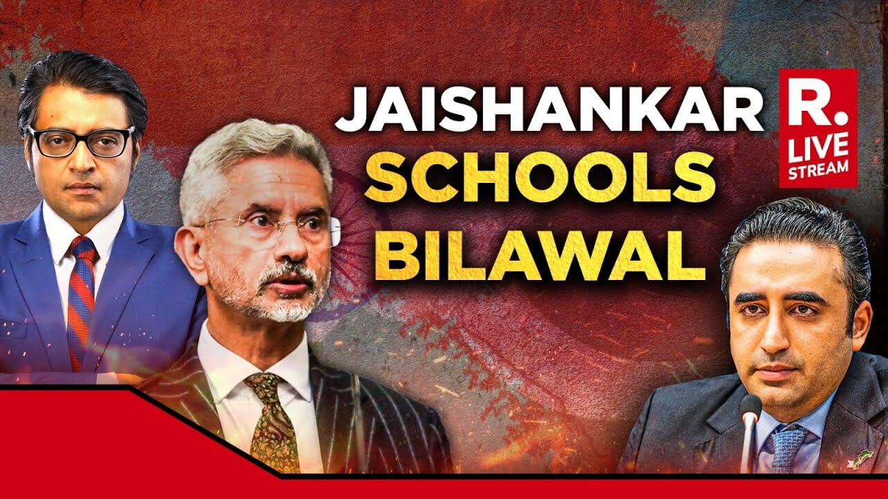 Arnab’s Debate: Big India Vs Pakistan Faceoff Jaishankar Schools Bilawal Bhutto At Sco Meet