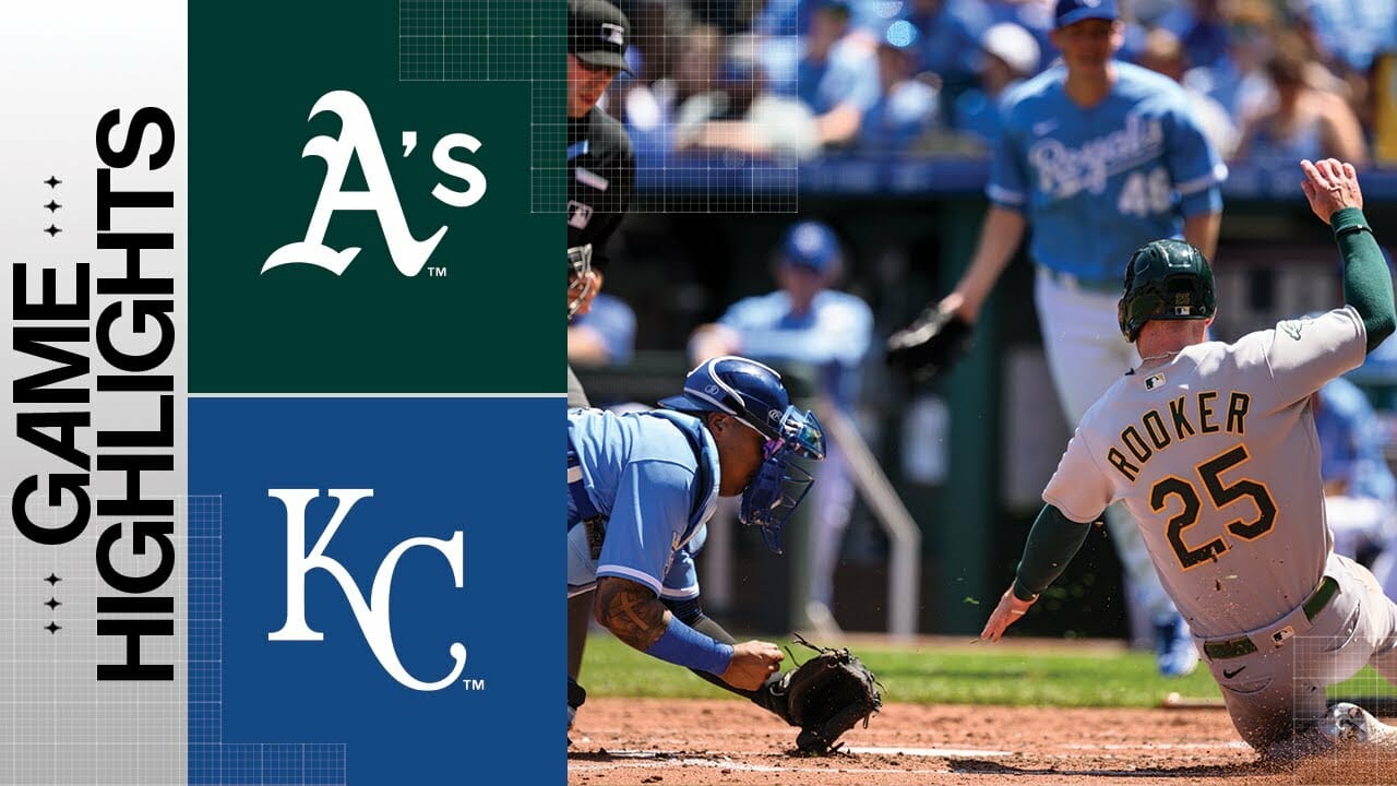 A’s Vs. Royals Game Highlights (5/7/23) | Mlb Highlights