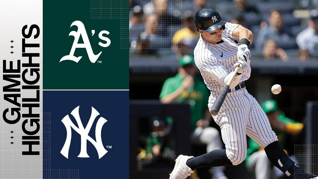 Athletics Vs. Yankees Game Highlights (5/10/23) | Mlb Highlights