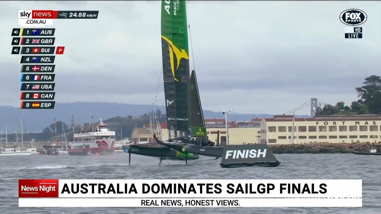 Australia dominates SailGP finals