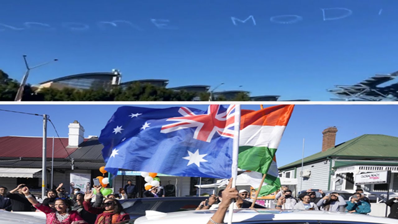 Australia’s Grand Reception For India’s Pm: ‘welcome Modi’ Written In Sky | Econ Times