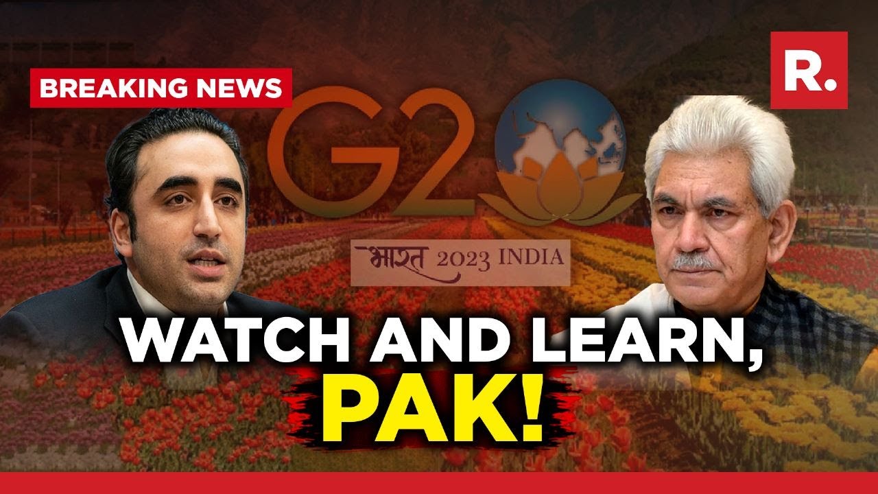 ‘beginning Of Turnaround Of Kashmir’: J&k L G’s Loud Message To Pak As Srinagar Hosts G20