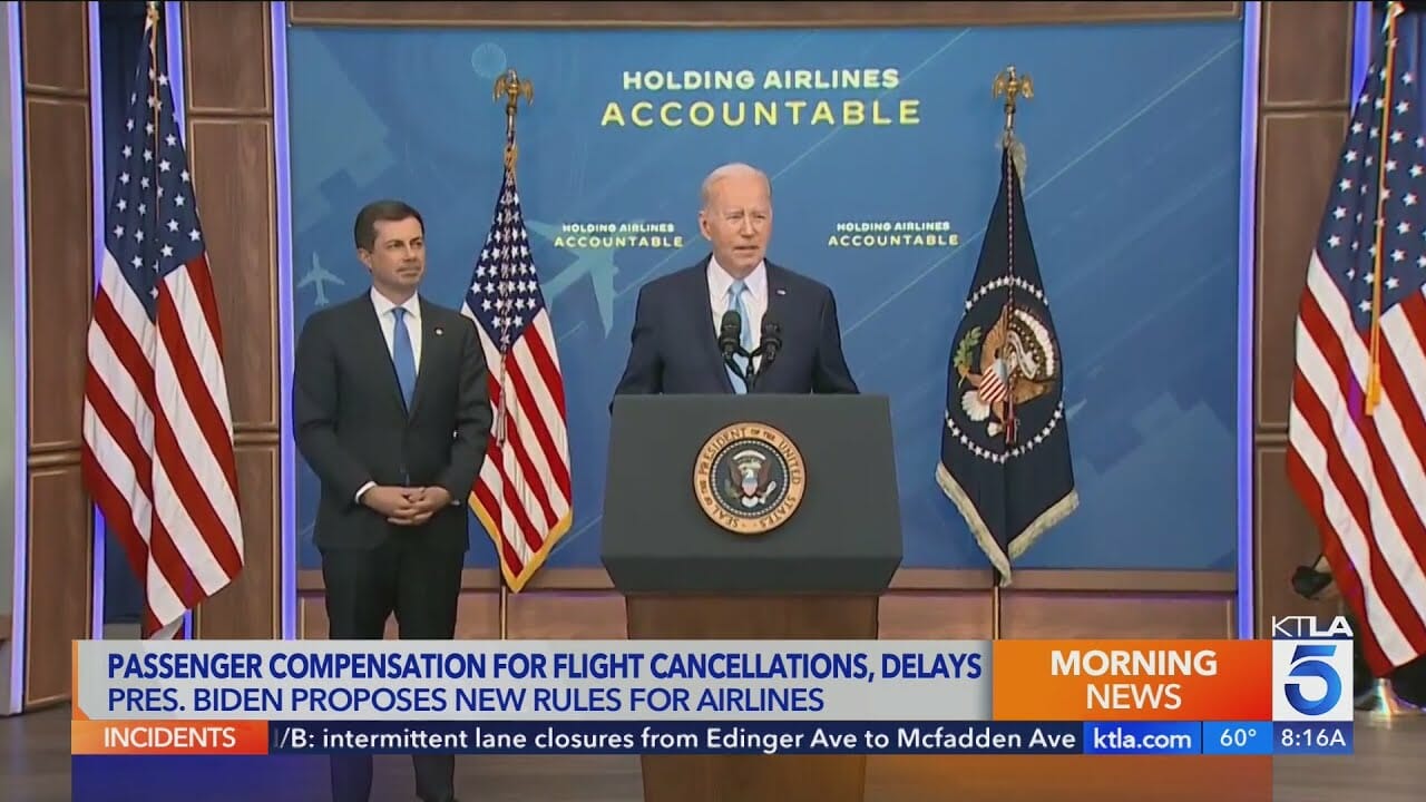 Biden Proposes Compensation For Flight Cancellations, Delays