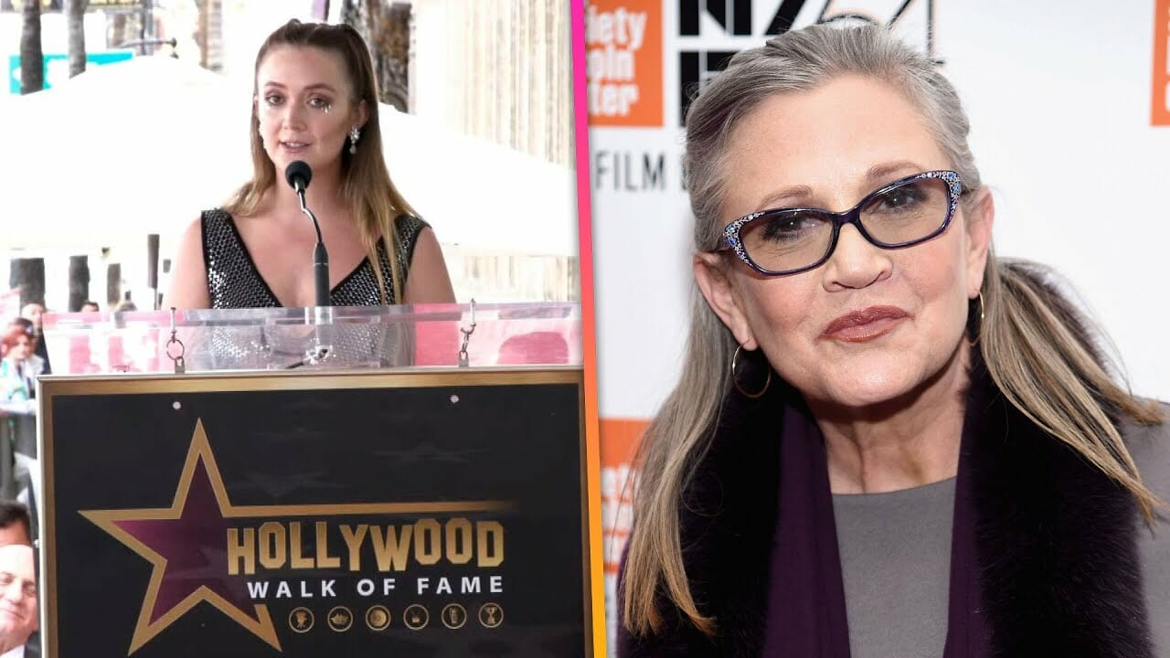 Billie Lourd Honors Mom Carrie Fisher At Hollywood Walk Of Fame Ceremony