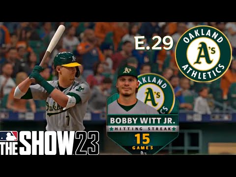 Bobby Witt Is On Fire! Mlb The Show 23 Oakland Athletics Franchise E.29