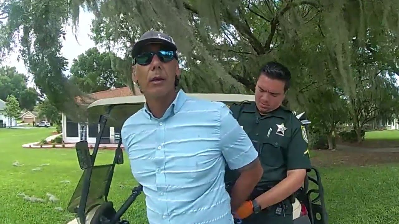 Body Cam Shows Man Being Arrested At Lake County Golf Course.