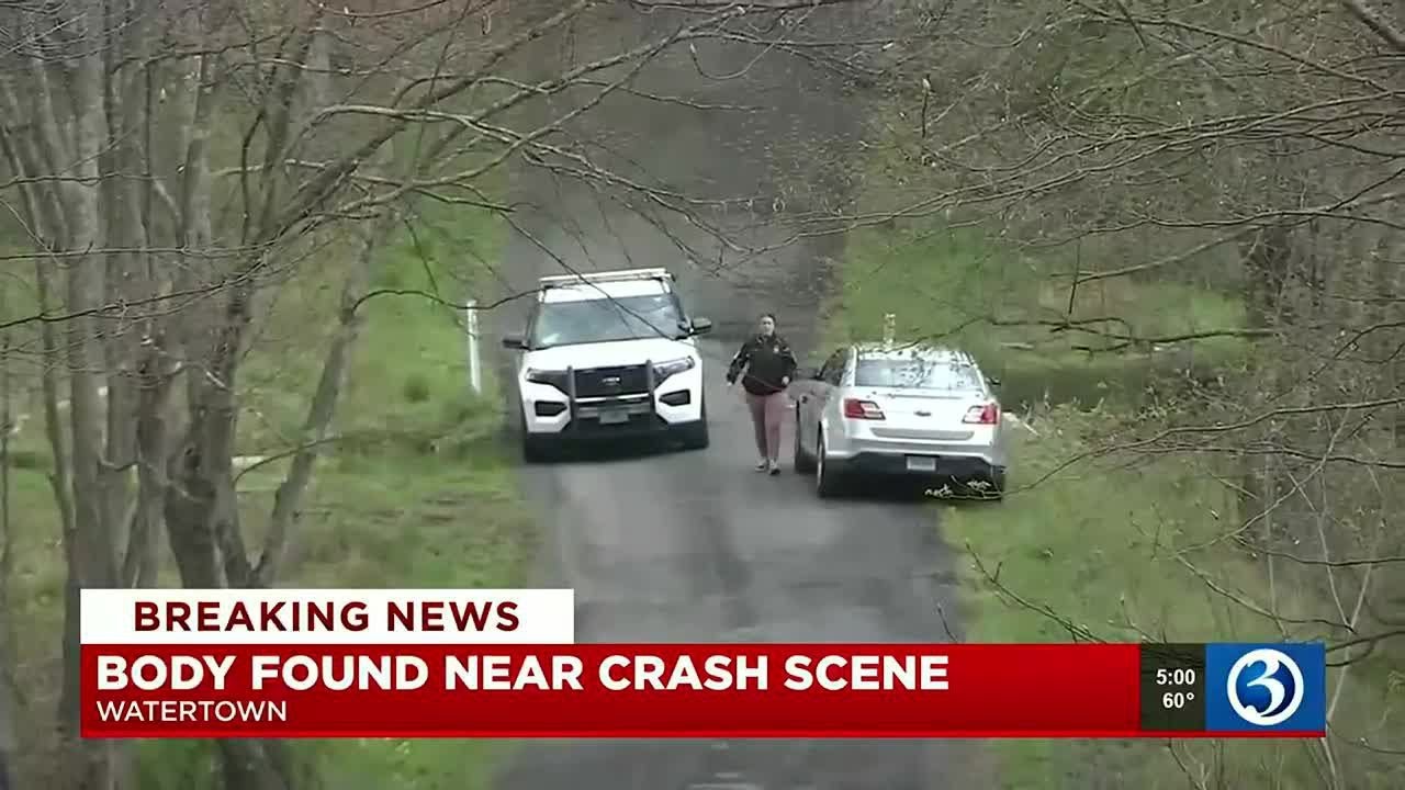 Body Found Near Crash Scene In Watertown