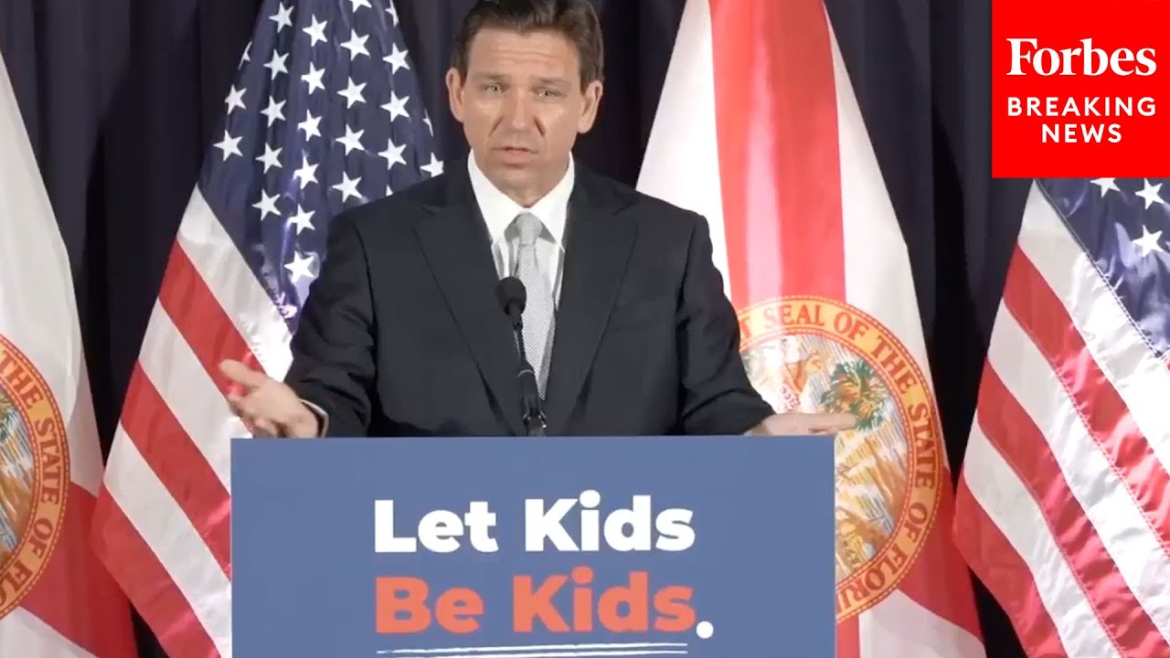 Breaking News: Desantis Signs Major New Laws Banning Minors From Gender Change Surgery, Drag Shows