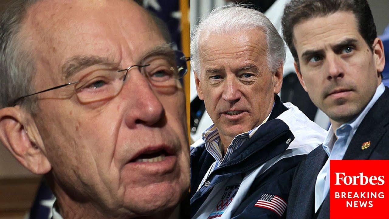 Breaking News: Grassley Reveals He Has Received ‘credible Allegations’ About Joe And Hunter Biden