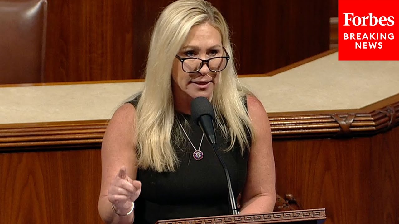 Breaking News: Marjorie Taylor Greene Promotes Articles Of Impeachment Against Biden On House Floor