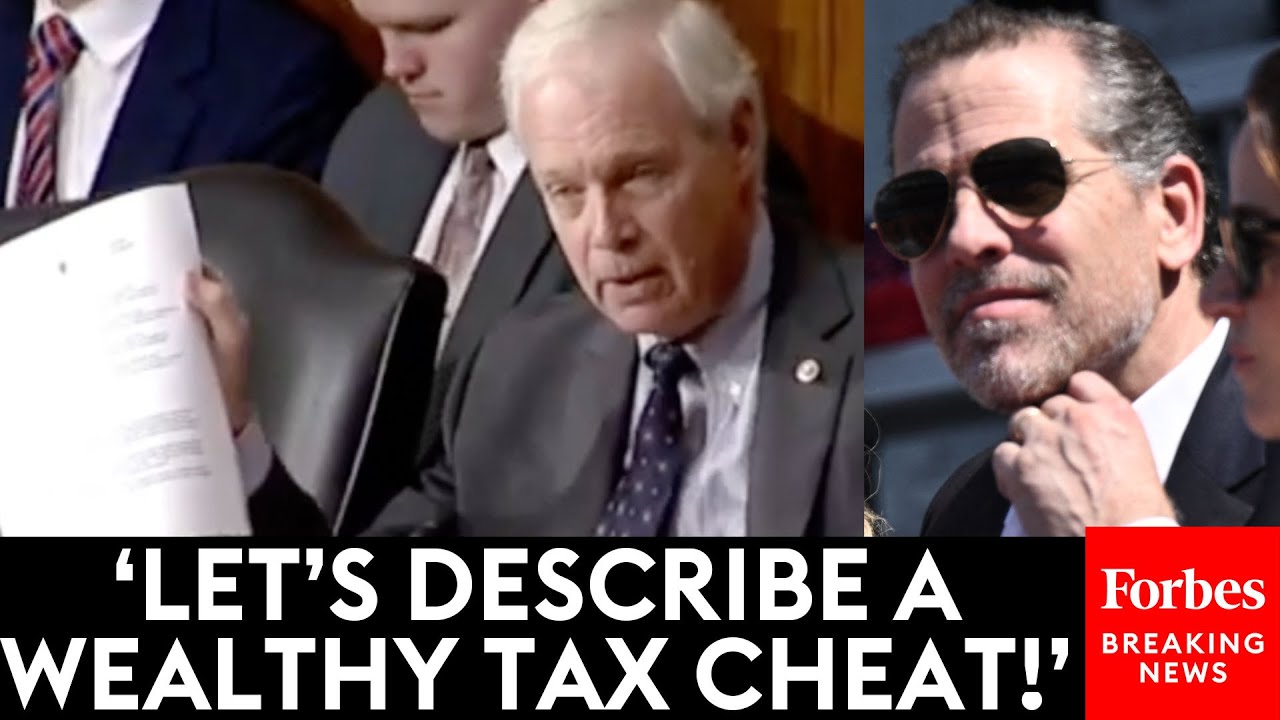 Breaking News: Ron Johnson Reacts To Bombshell Hunter Biden Probe Claim From Irs Whistleblower